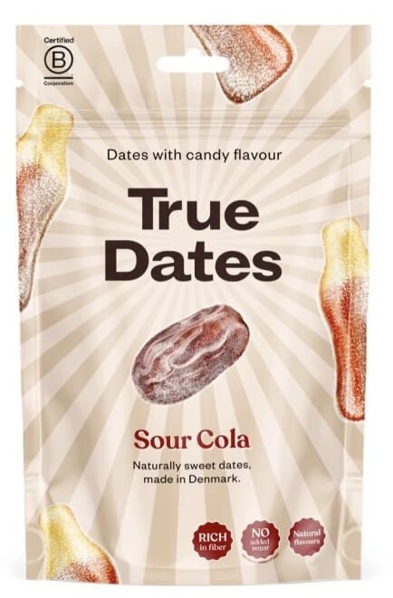 True Dates Datle s příchutí kyselá cola