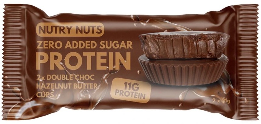 Nutry Nuts Cups (proteinové košíčky) 42g - Double Chocolate Hazelnut