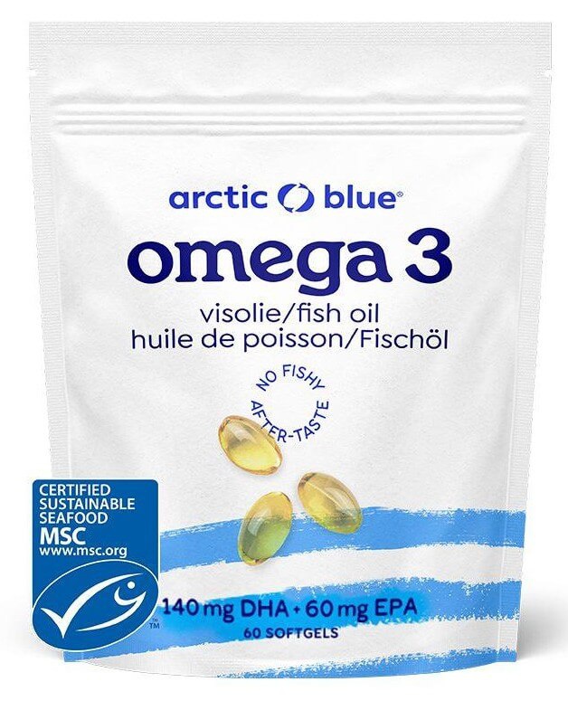 ARCTIC BLUE® Omega 3 (140mg DHA & 60mg EPA) - 60 kapslí