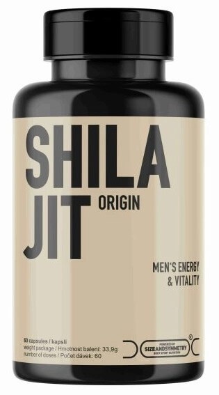 SizeAndSymmetry Shilajit Origin 500 mg 60 kapslí