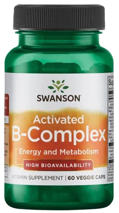 Swanson Activated B-Complex 60 kapslí