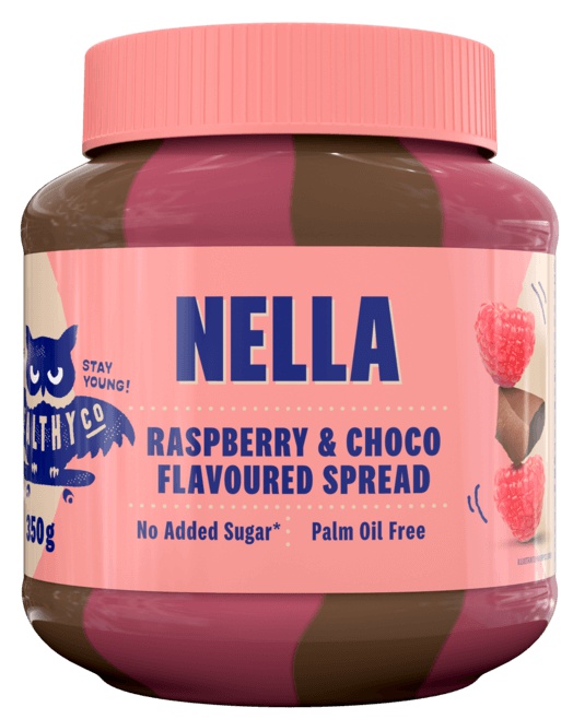 HealthyCo Nella 350 g - malina a čokoláda