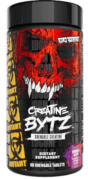 Mutant Creatine Bytz 80 žvýkacích tablet - Berried Alive