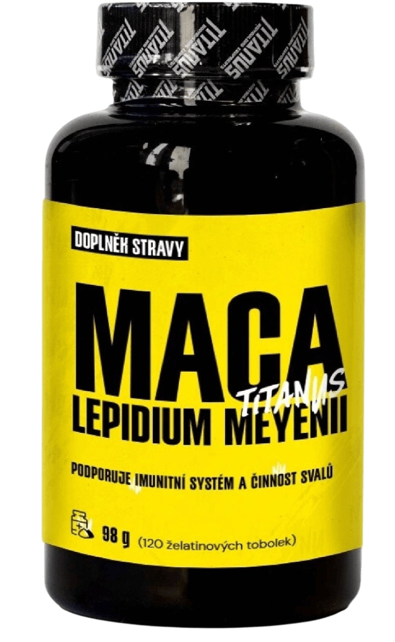 Titánus Maca Peruánská 500 mg 120 kapslí