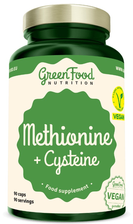 GreenFood Methionin + Cysteine 90 kapslí