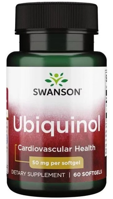 Swanson Ubiquinol 50 mg 60 kapslí