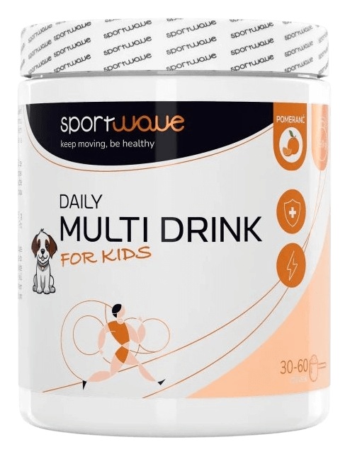 Sportwave Daily Multidrink For Kids 180 g - pomeranč