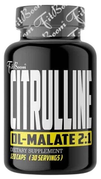 FitBoom Citrulline DL-Malate 2:1 120 kapslí