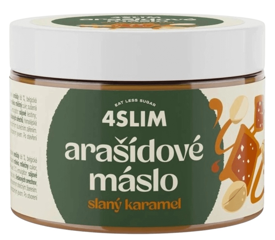 4Slim Arašídové Máslo 500 g - slaný karamel