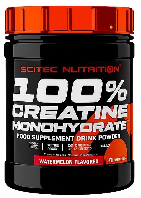 Scitec Nutrition Scitec 100% Creatine Monohydrate 300 g - vodní meloun