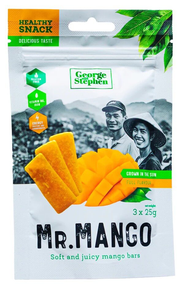 George and Stephen Ovocné Tyčinky 3x25 g - ananas