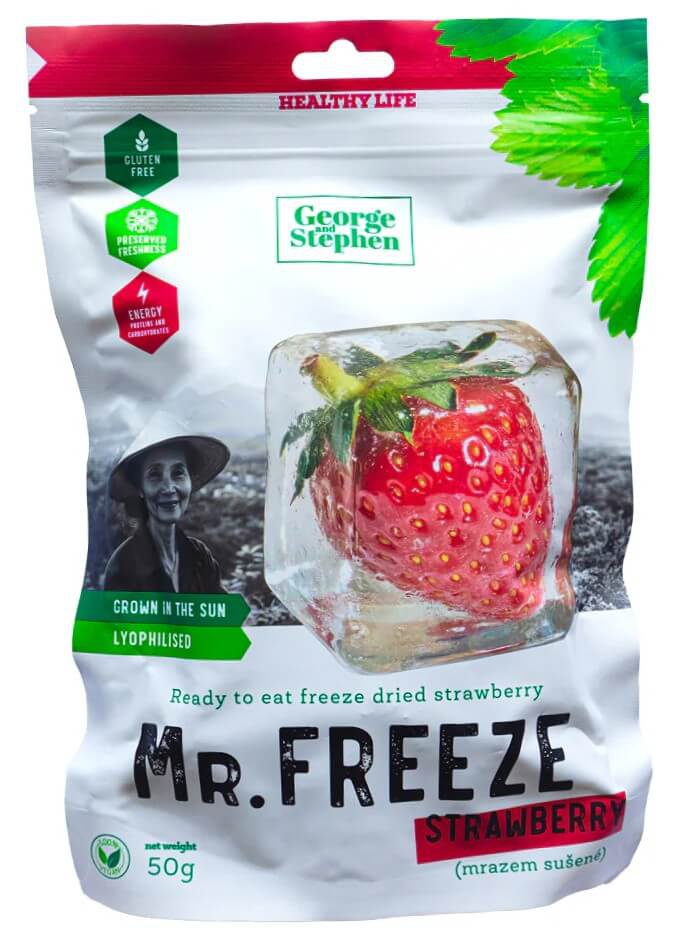 George and Stephen lyofilizované ovoce 50 g - jahoda