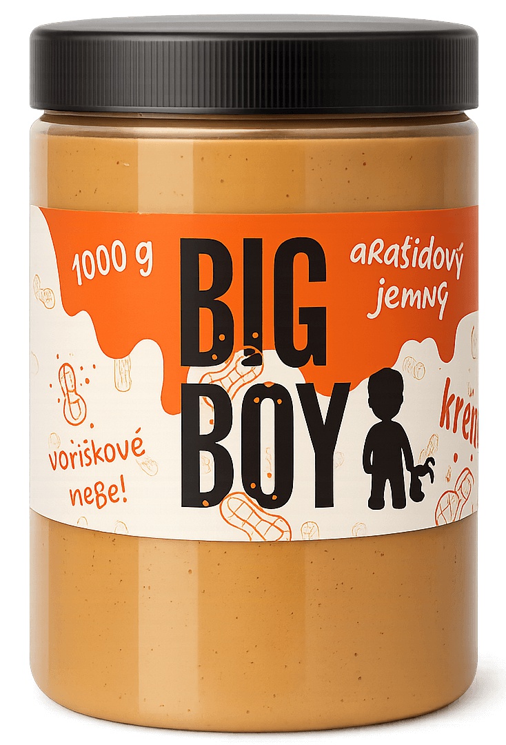 Big Boy Arašídový krém Jemný 1 kg