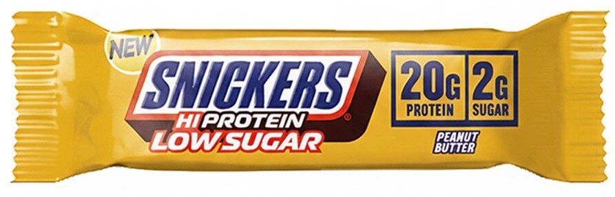 Snickers HiProtein Low Sugar Bar 57 g - arašídové máslo