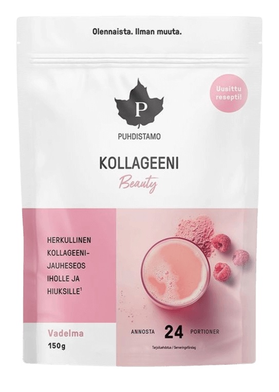 Puhdistamo Collagen Beauty 150 g - malina