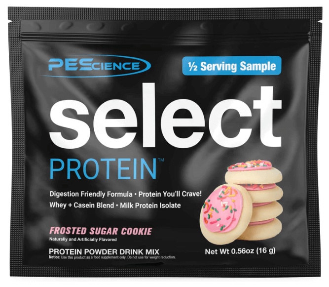 PEScience Select Protein US Verze Vzorek 16 g - Frosted Sugar Cookie