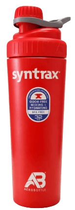 Syntrax Láhev Aerobottle Nerezová 900 ml - červená