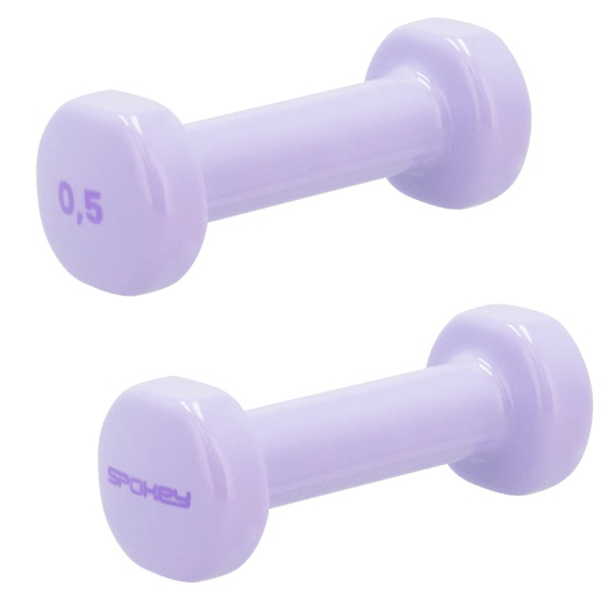 Spokey SHAPE IV činky 2x0,5 kg - fialová