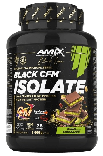 Amix BLACK Line Black CFM Isolate 1000 g - dubajská čokoláda