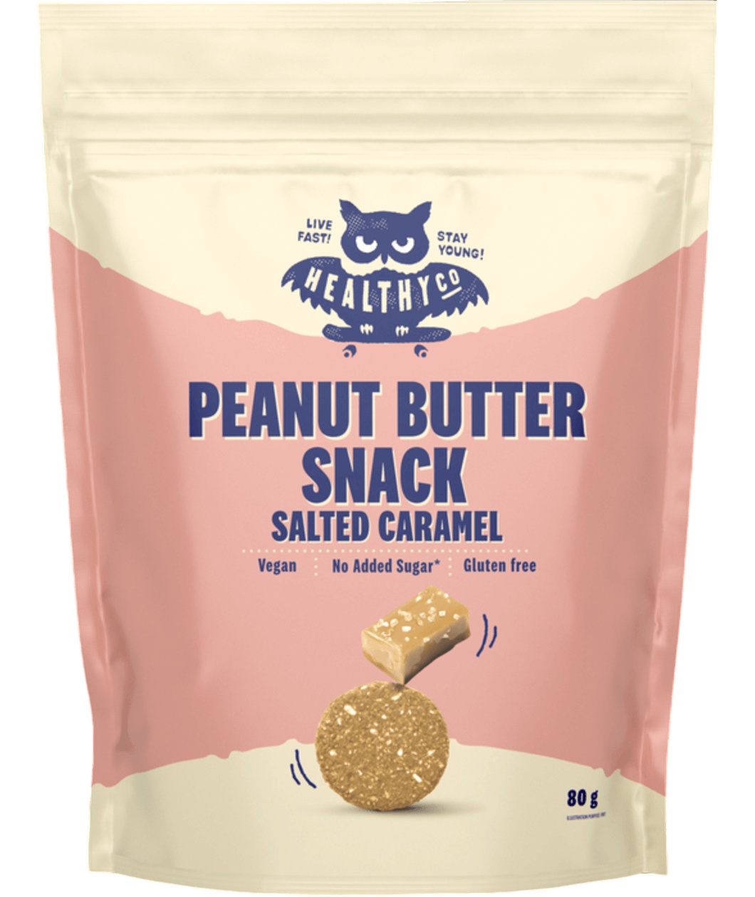 HealthyCo Peanut Butter Snack 80 g - slaný karamel
