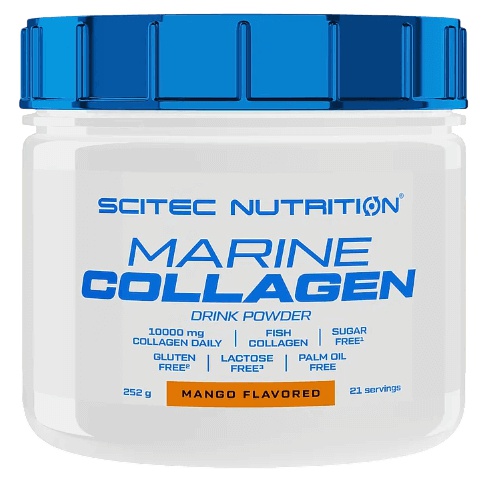 Scitec Marine Collagen Drink Powder 252 g - mango