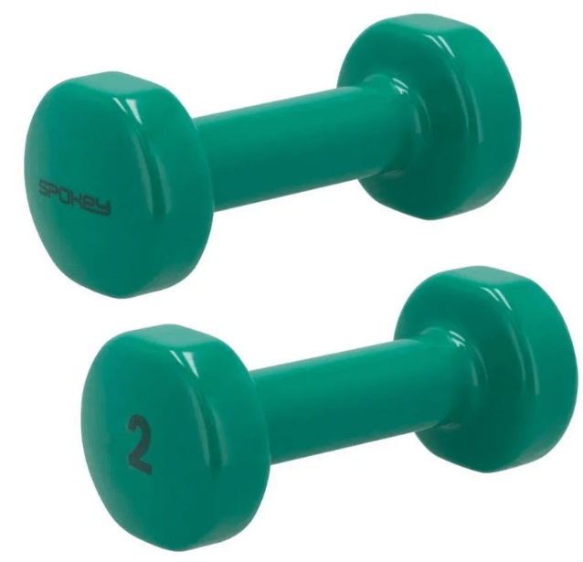 Spokey SHAPE IV činky 2x2 kg - zelená
