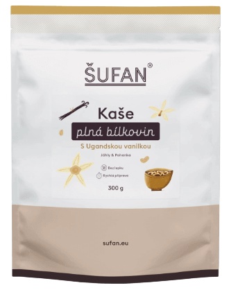 Šufan Kaše Plná Bílkovin s Ugandskou Vanilkou 300 g