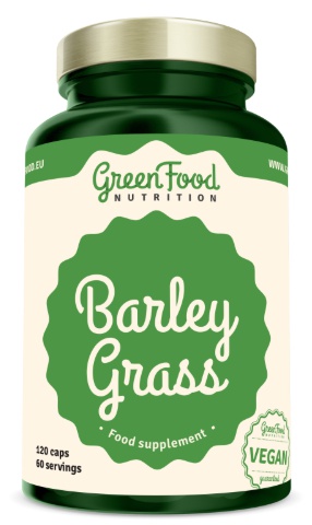 GreenFood Mladý Ječmen (Barley Grass) 120 kapslí