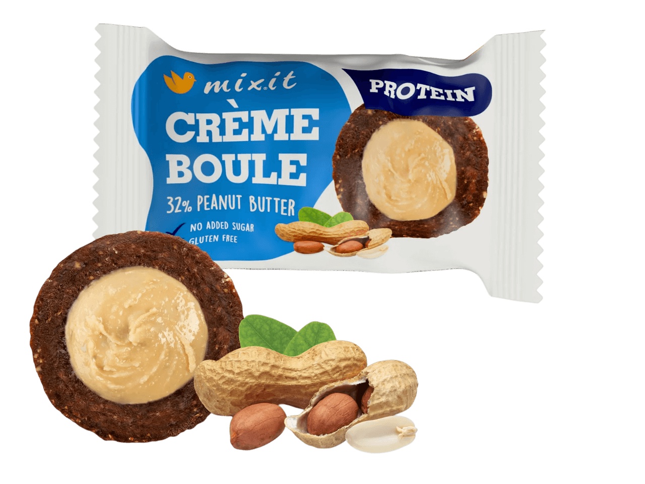 Mixit Crème boule 30 g - Protein Peanut Butter