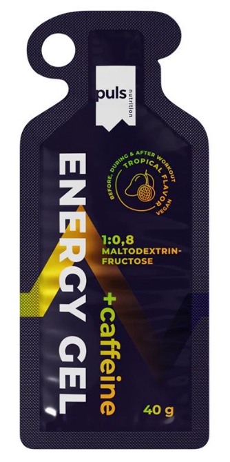Puls Nutrition Energy Gel + Caffeine 40 g - Tropical