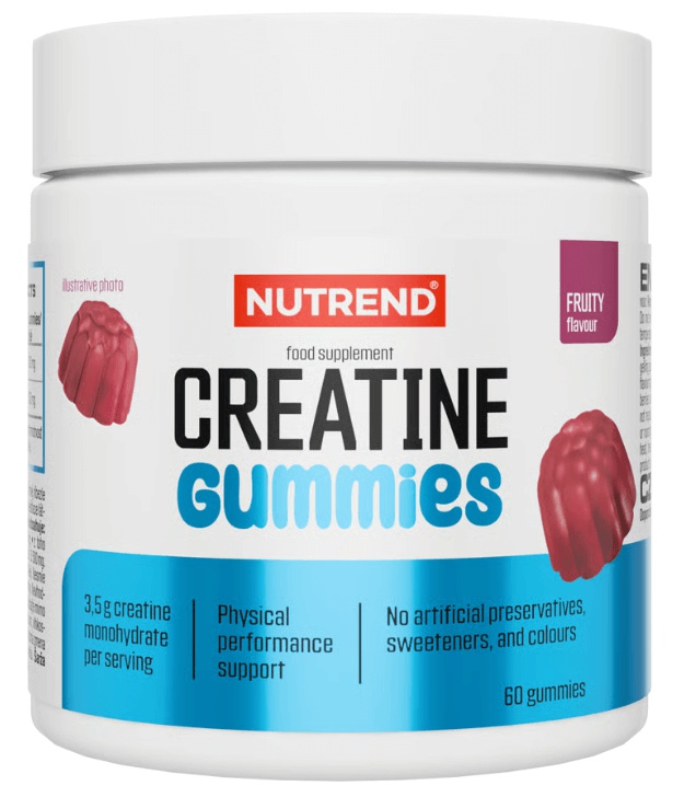 Nutrend Creatine Gummies 60 želé - ovocné