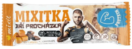 Mixit Proteinová Mixitka Jirky Procházky 43 g - karamel a čokoláda