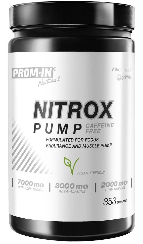 Prom-in Nitrox Pump Caffeine Free Clean 353 g - marakuja