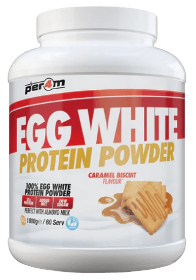 Per4m Egg White Protein Powder 1800 g - Caramel Biscuit