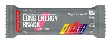 PENCO Long Energy Snack, tyčinka, 50 g lesní plody