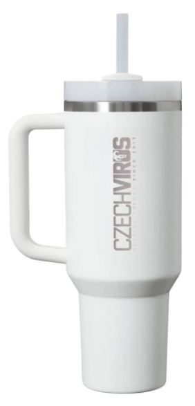 Czech Virus Stainless Steel Tumbler 1180 ml - bílá
