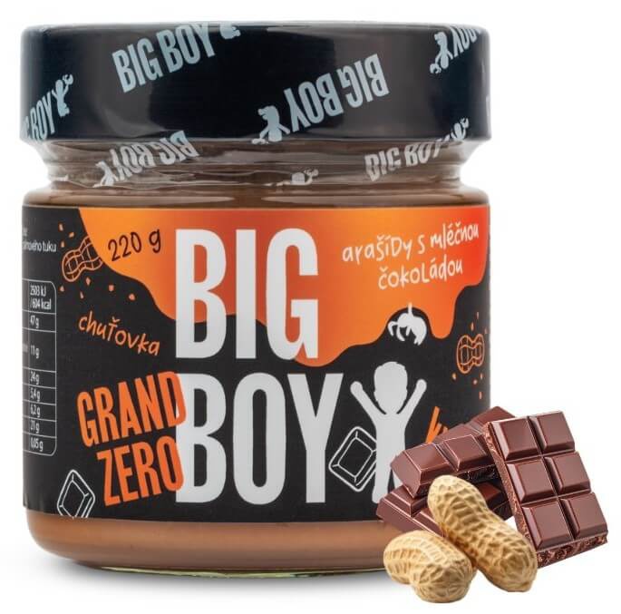 Big Boy Grand Zero s mléčnou čokoládou 250 g