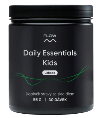 Flow Daily Essentials Kids 55 g - jahoda
