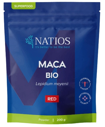 NATIOS Maca Bio 200 g - červená