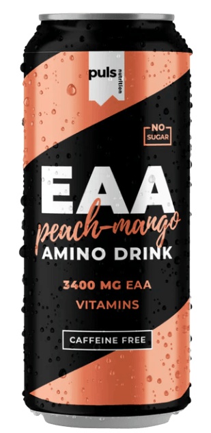 Puls Nutrition EAA Amino Drink 330 ml - broskev a mango