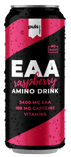 Puls Nutrition EAA Amino Drink 330 ml - malina s kofeinem