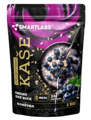 Smartlabs Rýžovo-ovesná Kaše 1000 g - borůvka