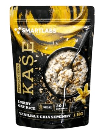 Smartlabs Rýžovo-ovesná Kaše 1000 g - vanilka s chia semínky