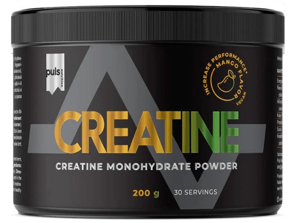 Puls Nutrition Creatine Monohydrate Zero Sugar 200 g - mango