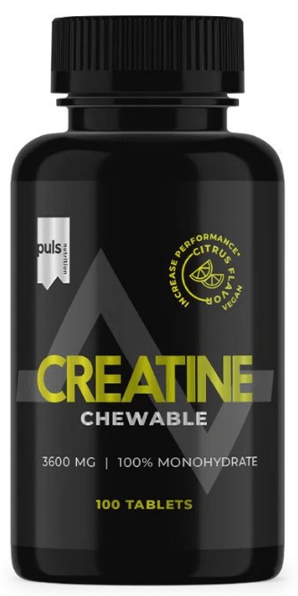 Puls Nutrition Creatine Chewable 100 tablet - citron