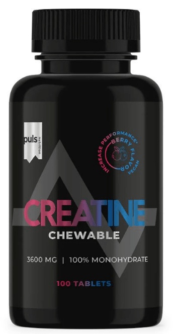 Puls Nutrition Creatine Chewable 100 tablet - lesní plody