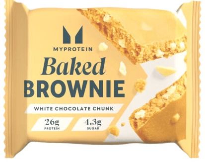 MyProtein Protein Brownie 75 g Příchuť: White Chocolate Chunk