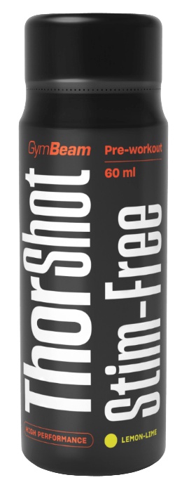 GymBeam Stim-Free Shot, 60 ml Příchuť: citrón limetka