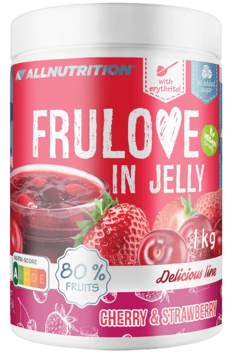 AllNutrition Frulove in Jelly 1000 g - třešeň/jahoda