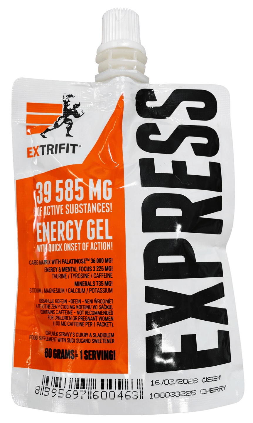 Extrifit Express Energy Gel 80 g - višeň